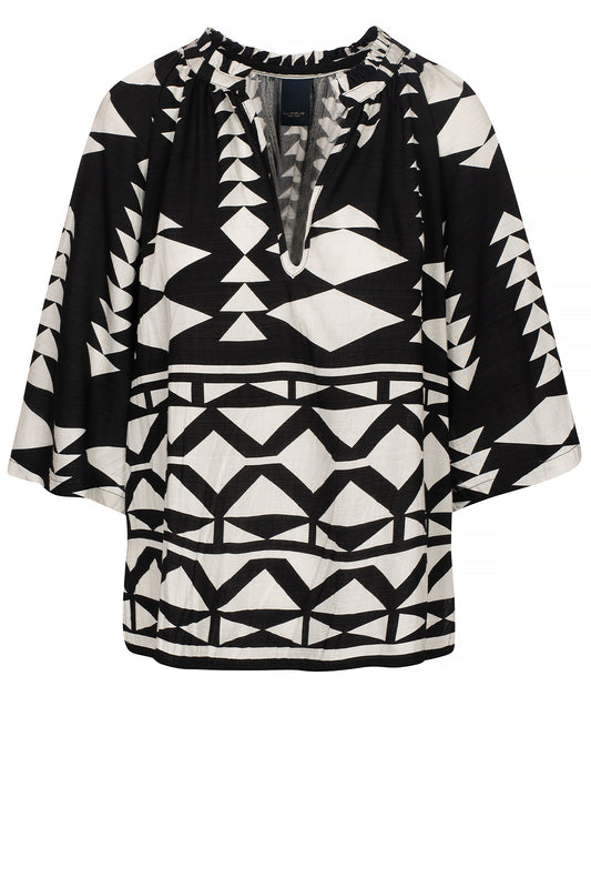 LUXZUZ // ONE TWO Salinasho Blouse Blouse 999 Black