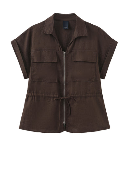 LUXZUZ // ONE TWO Sari Shirt Shirt 799 Choco Lux