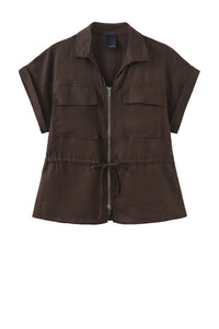 Sari Shirt - Choco Lux