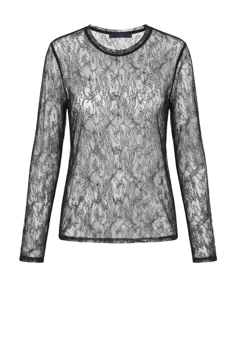 LUXZUZ // ONE TWO Segberg Lace T-shirt T-Shirt 999 Black