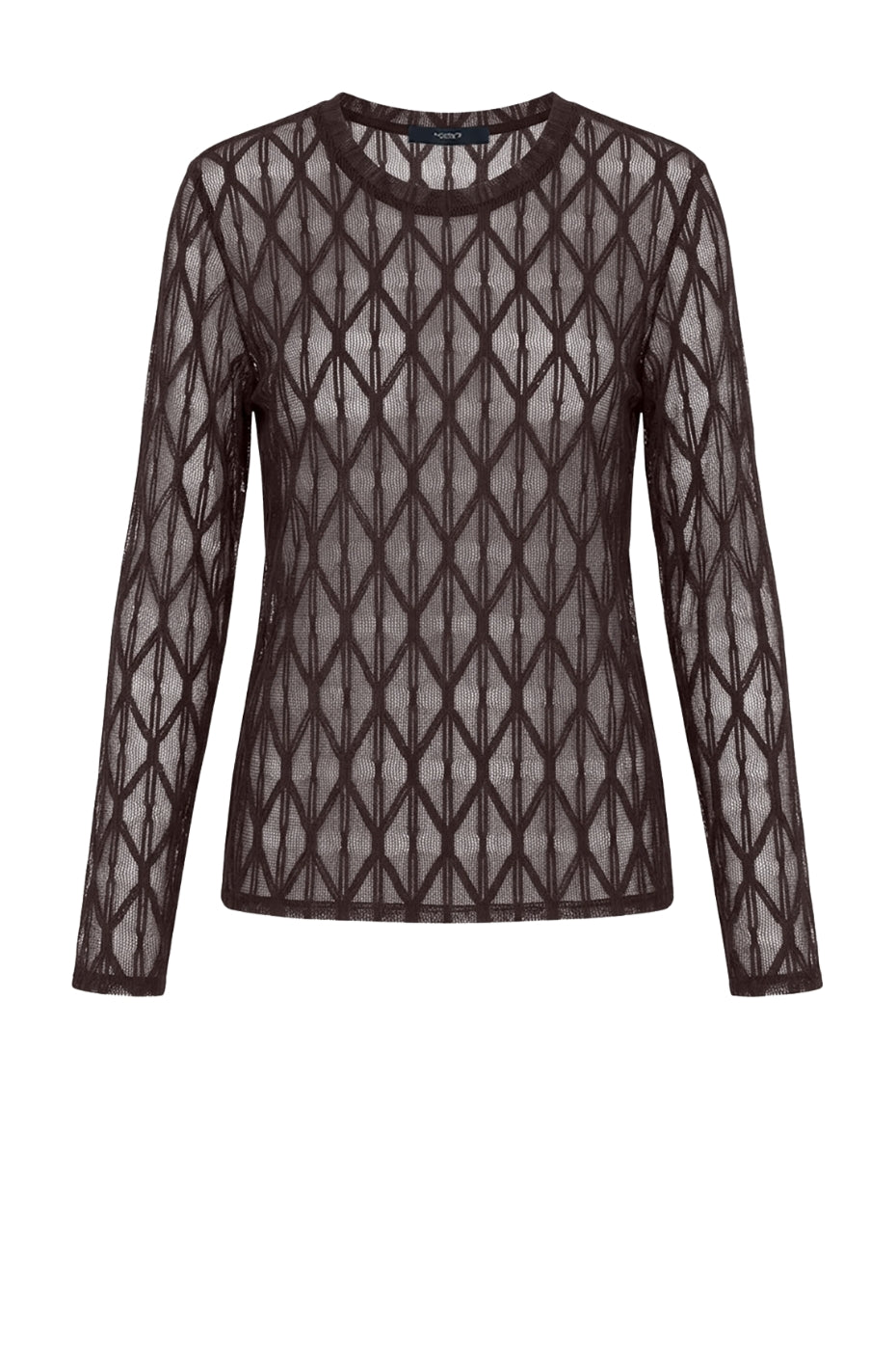 LUXZUZ // ONE TWO Segberg Lace T-shirt T-Shirt 788 Chocolate Chip