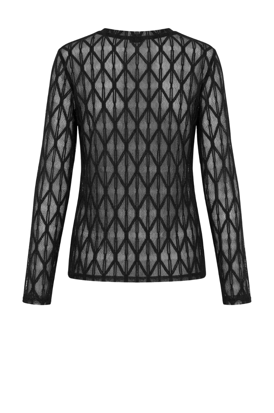 LUXZUZ // ONE TWO Segberg Lace T-shirt T-Shirt 999 Black