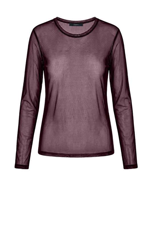 LUXZUZ // ONE TWO Segberg Mesh T Shirt T-Shirt 449 Winetasting