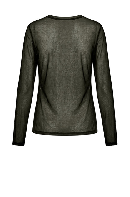 LUXZUZ // ONE TWO Segberg Mesh T Shirt T-Shirt 633 Army