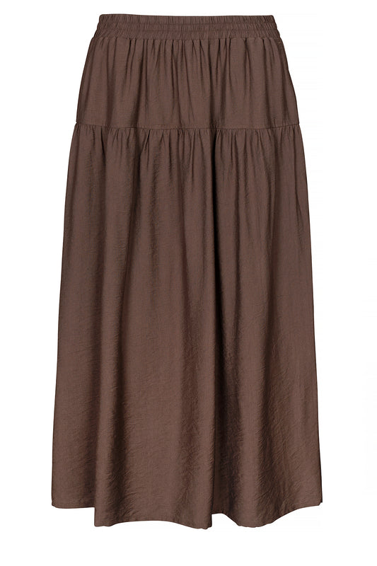 LUXZUZ // ONE TWO Selindraga Skirt Skirt 788 Chocolate Chip