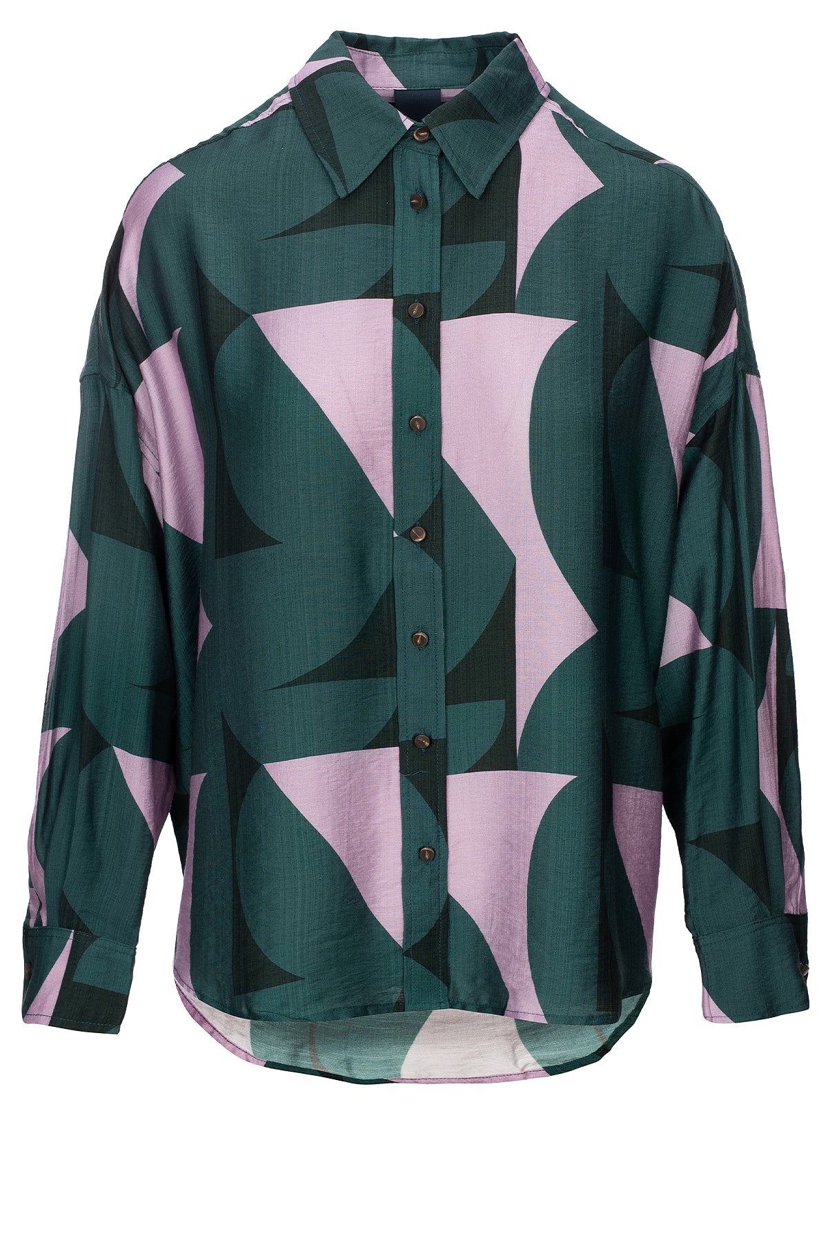 LUXZUZ // ONE TWO Sidono Shirt Shirt 636 Jungle green