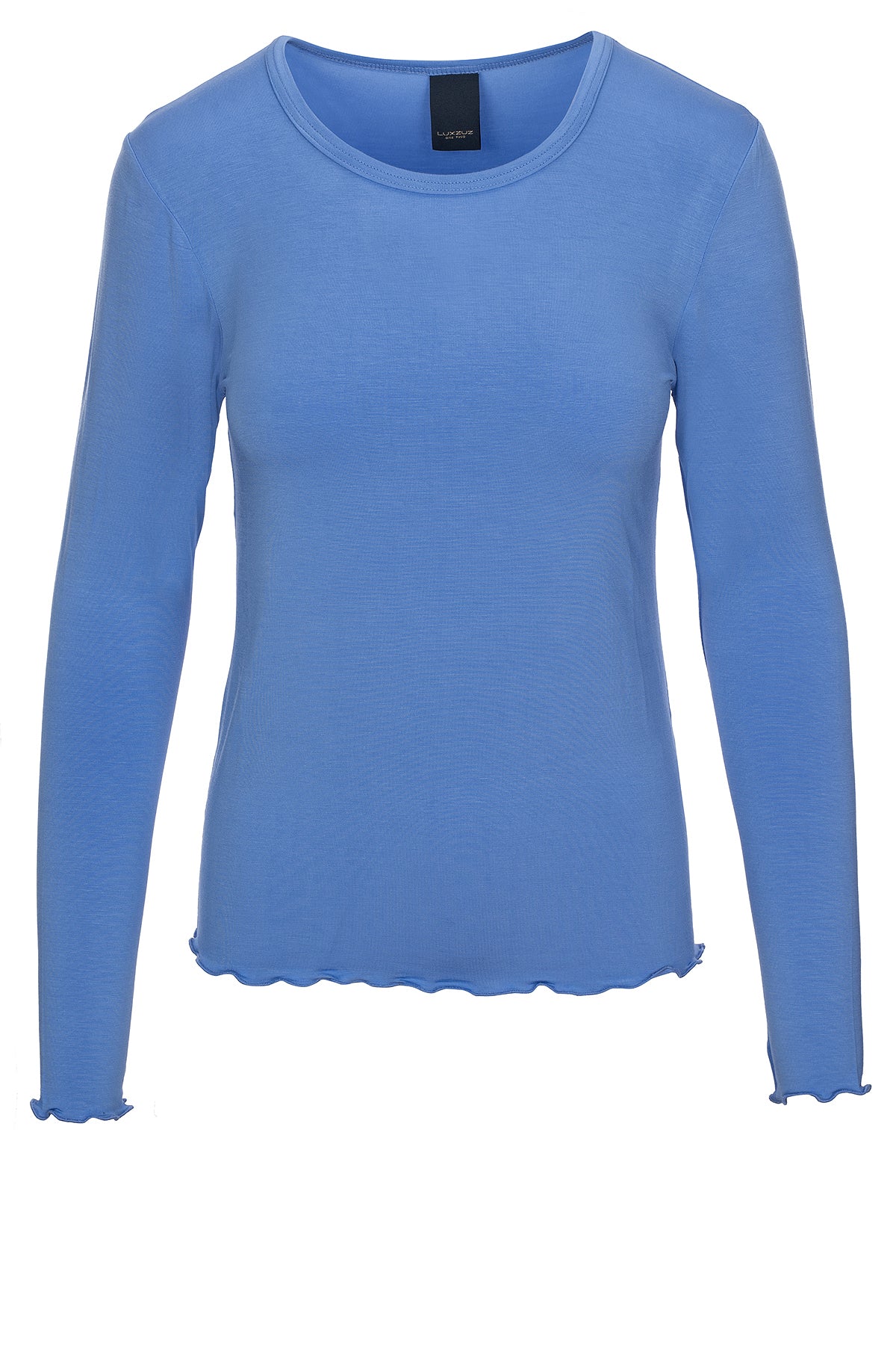 LUXZUZ // ONE TWO Sigba Bamboo T-shirt T-Shirt 514 Cashmere Blue