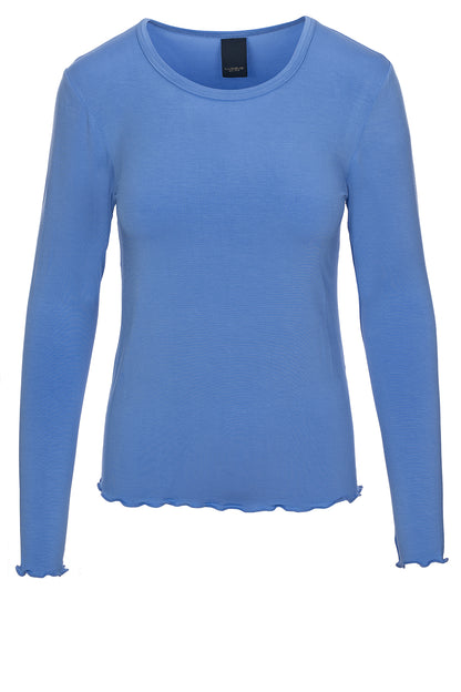 LUXZUZ // ONE TWO Sigba Bamboo T-shirt T-Shirt 514 Cashmere Blue