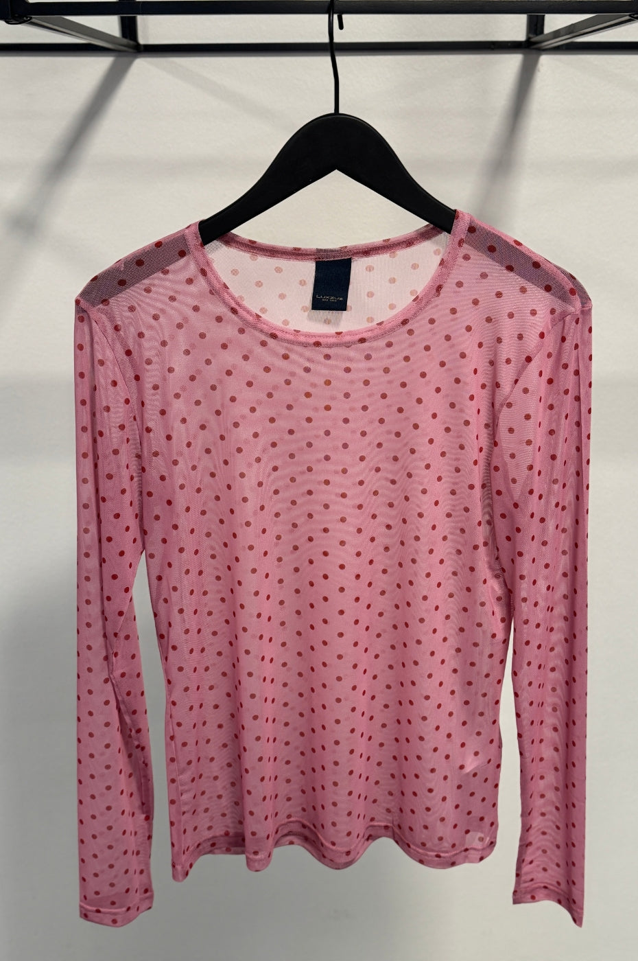LUXZUZ // ONE TWO Sigdotti Mesh T-shirt T-Shirt 322 Pink Lady