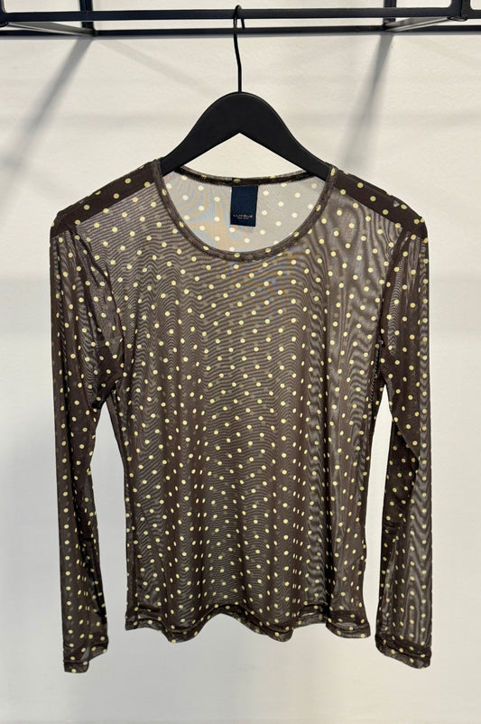LUXZUZ // ONE TWO Sigdotti Mesh T-shirt T-Shirt 799 Choco Lux