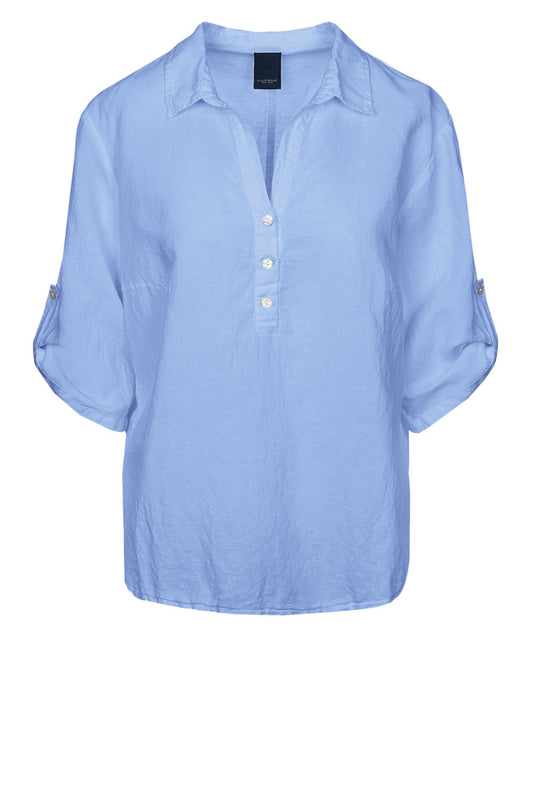 LUXZUZ // ONE TWO Siwaia Blouse Blouse 510 Chambray Blue