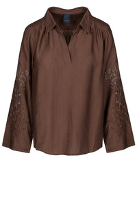 Siwano Blouse - Suitcase Brown