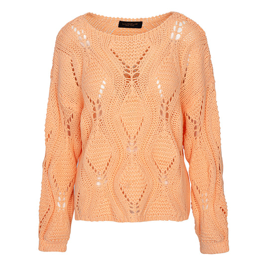 LUXZUZ // ONE TWO Snerle Knit Knit 208 Apricot Wash