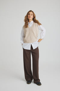 Thalia Pant - Coffee Bean