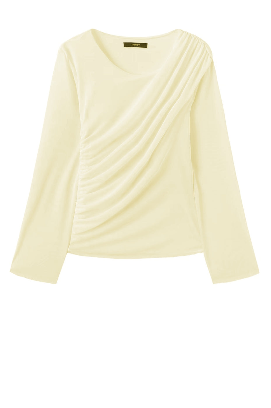 LUXZUZ // ONE TWO Thora T-Shirt T-Shirt 129 Pastel Yellow