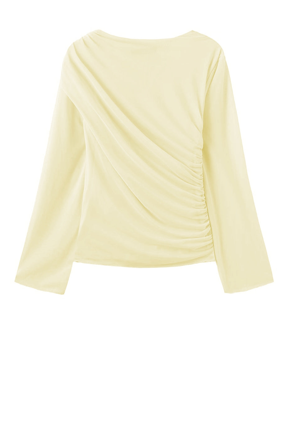 LUXZUZ // ONE TWO Thora T-Shirt T-Shirt 129 Pastel Yellow