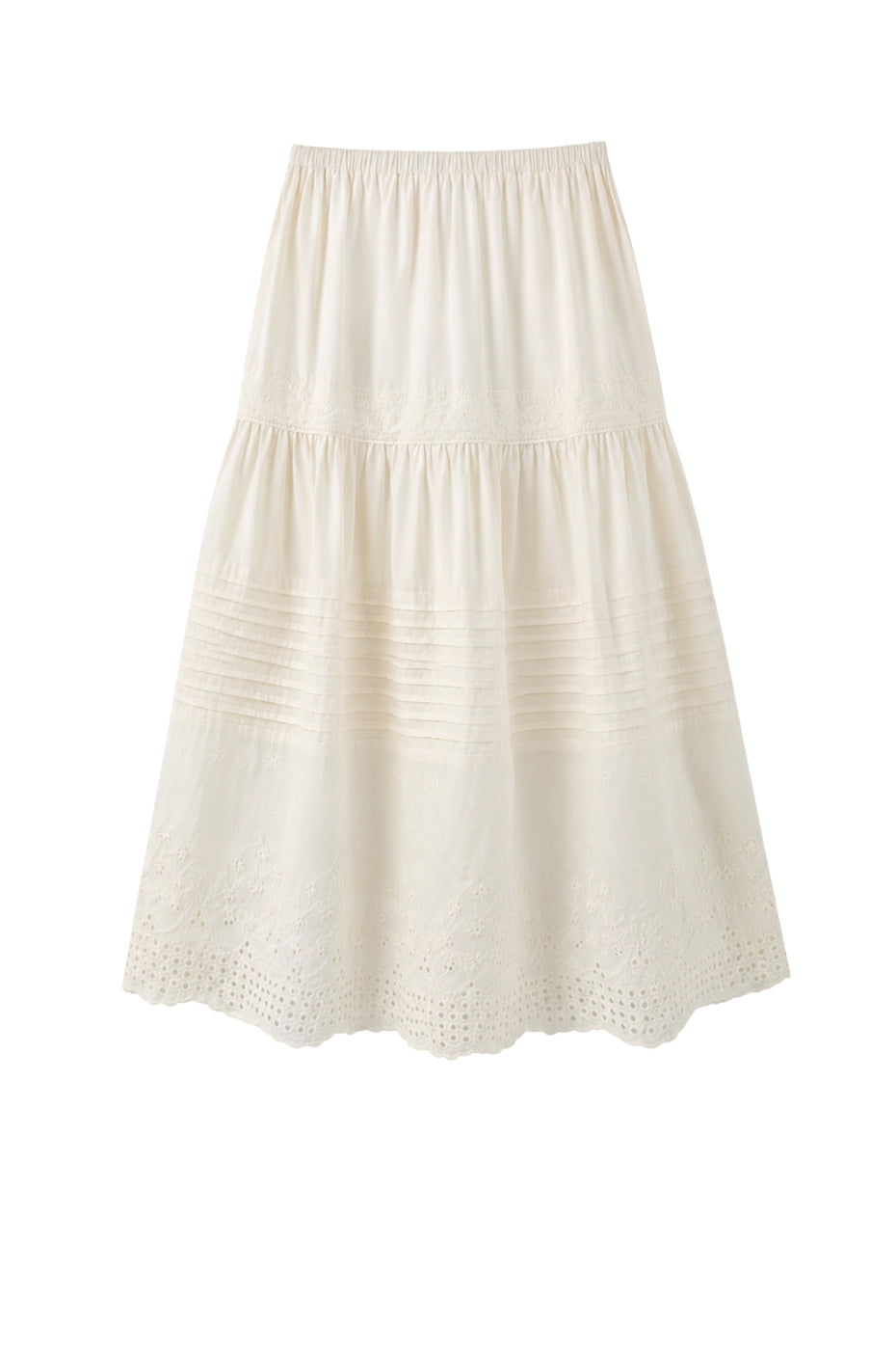 LUXZUZ // ONE TWO Vaike Skirt Skirt Off White 7038