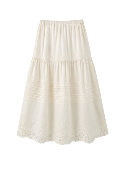 LUXZUZ // ONE TWO Vaike Skirt Skirt Off White 7038