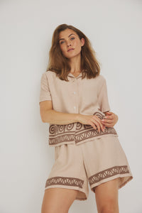 Valeria Shorts - Taupe