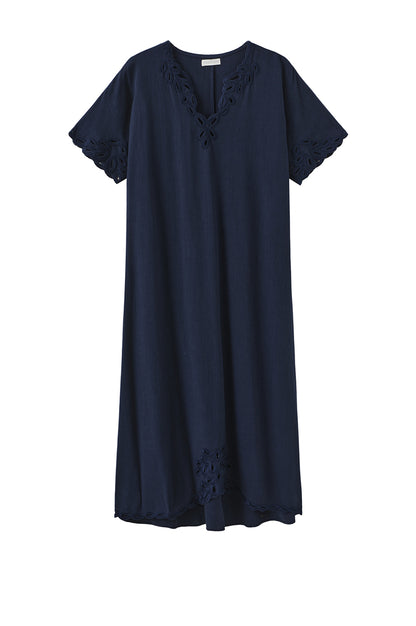 LUXZUZ // ONE TWO Vanessa Dress Dress Dark Blue 5077