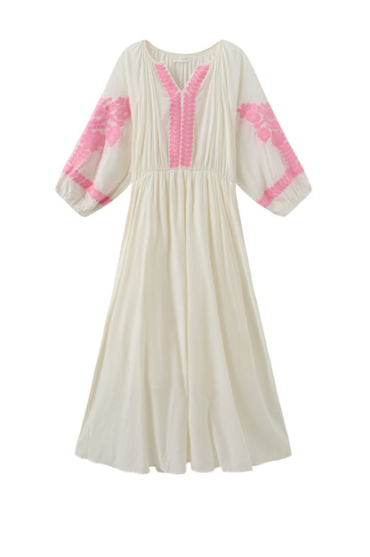 LUXZUZ // ONE TWO Varla Dress Dress Pink 3020