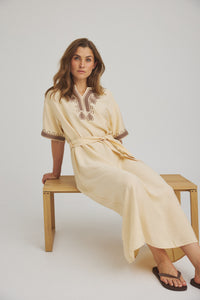 Vava Dress - Soft Yellow