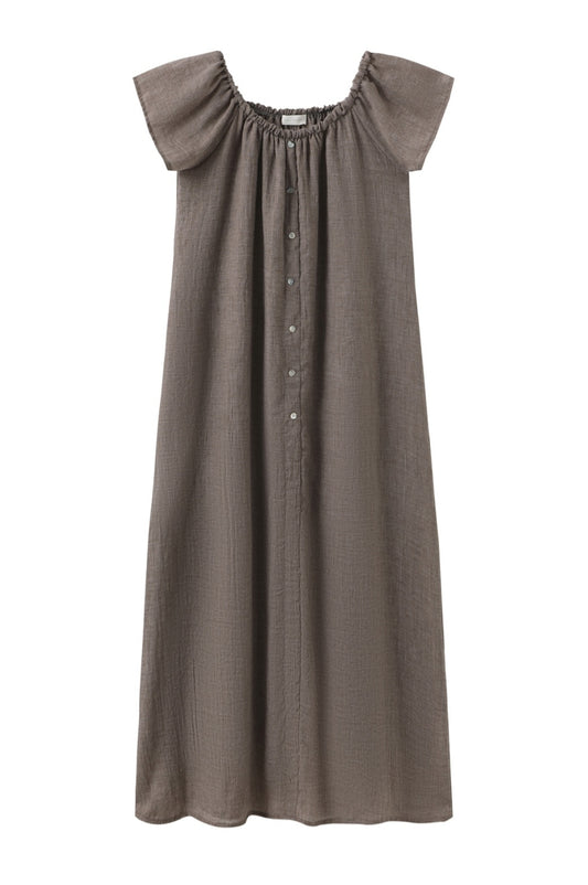 LUXZUZ // ONE TWO Vega Dress Dress Dark Taupe 7300
