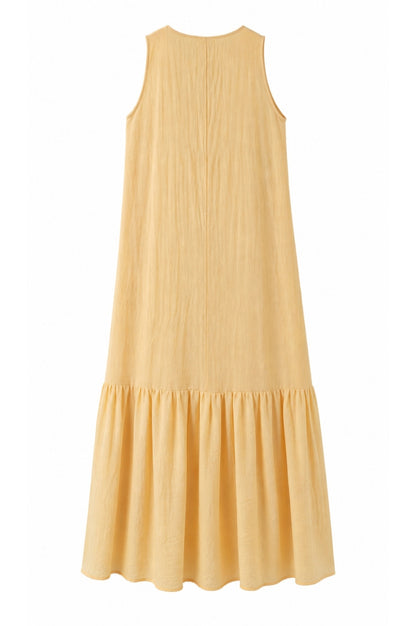 LUXZUZ // ONE TWO Veinta Dress Dress Soft Yellow 1029