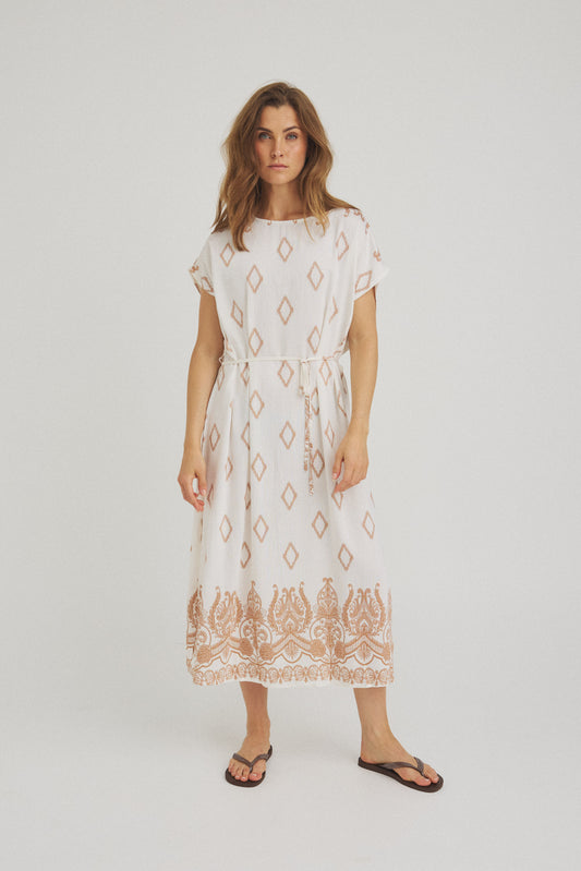 LUXZUZ // ONE TWO Vela Dress Dress Off White 7038