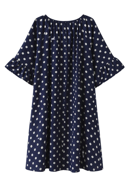 LUXZUZ // ONE TWO Venetia Dress Dress Dark Blue 5077