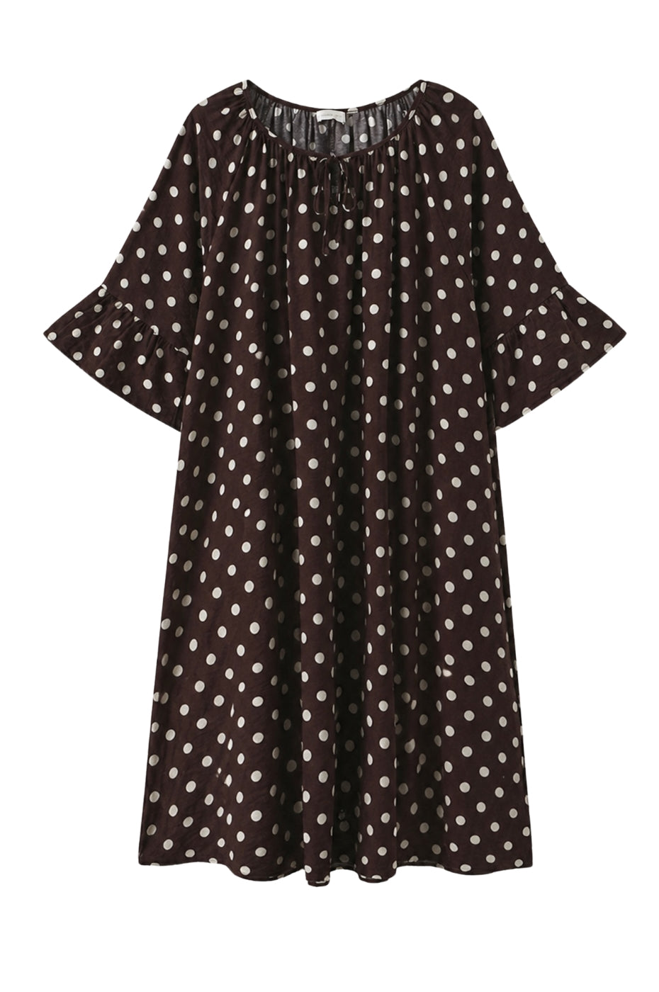 LUXZUZ // ONE TWO Venetia Dress Dress Dark Brown 7090