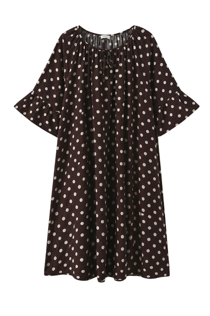 LUXZUZ // ONE TWO Venetia Dress Dress Dark Brown 7090
