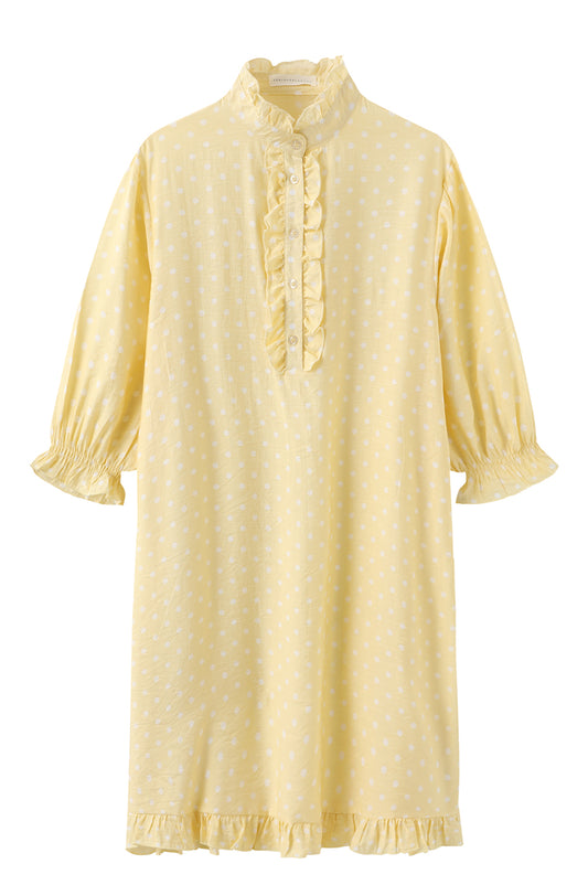 LUXZUZ // ONE TWO Verdo Dress Dress Soft Yellow 1029