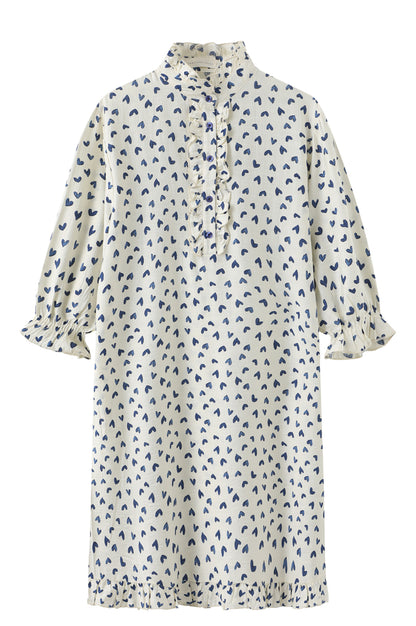 LUXZUZ // ONE TWO Verharto Dress Dress Dark Blue 5077