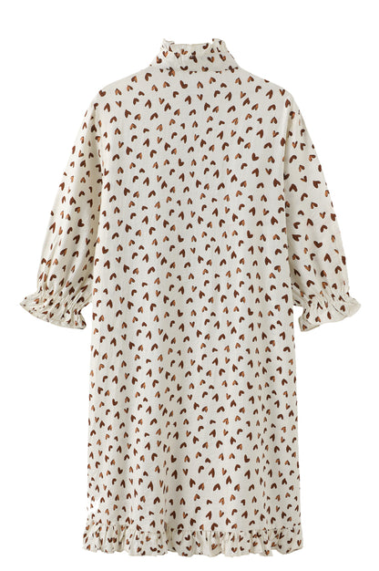 LUXZUZ // ONE TWO Verharto Dress Dress Dark Brown 7090