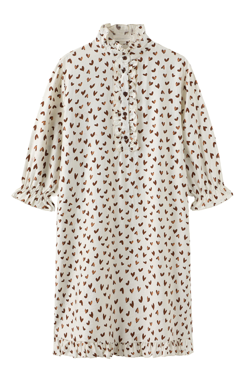 LUXZUZ // ONE TWO Verharto Dress Dress Dark Brown 7090