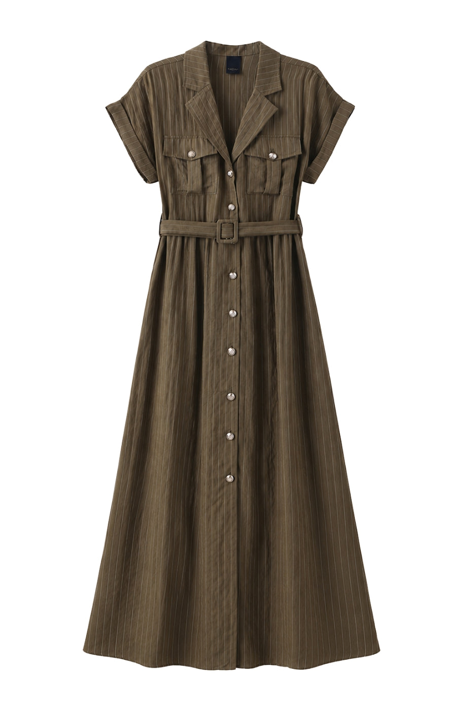 LUXZUZ // ONE TWO Viana Dress Dress Army Green 6330