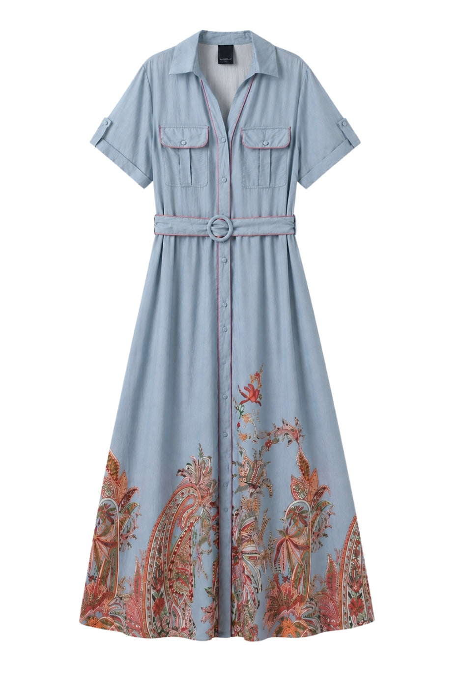 LUXZUZ // ONE TWO Vibe Dress Dress Faded Blue 5019