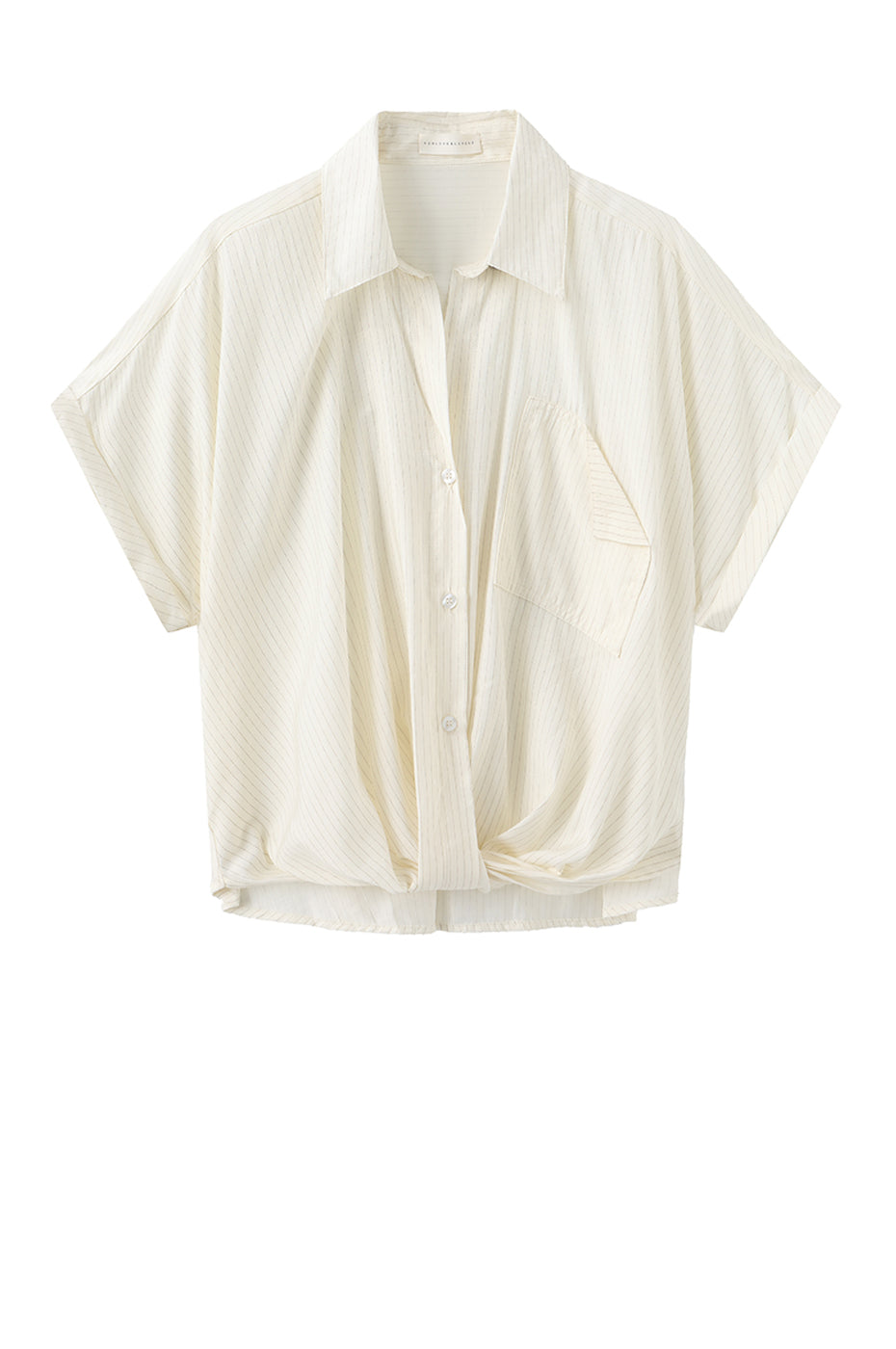 LUXZUZ // ONE TWO Viben Shirt Shirt Cream 7037