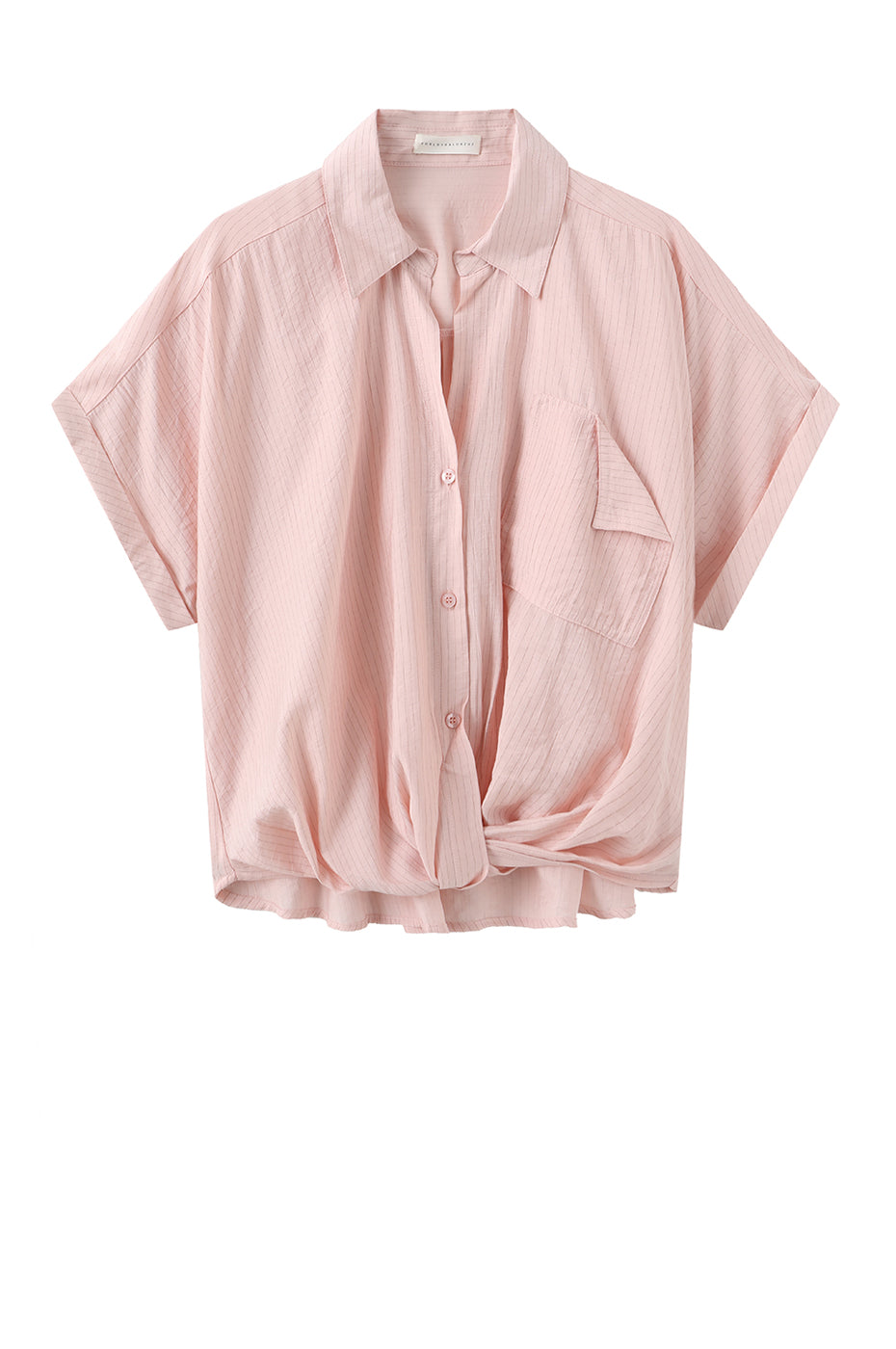 LUXZUZ // ONE TWO Viben Shirt Shirt Faded Pink 3054