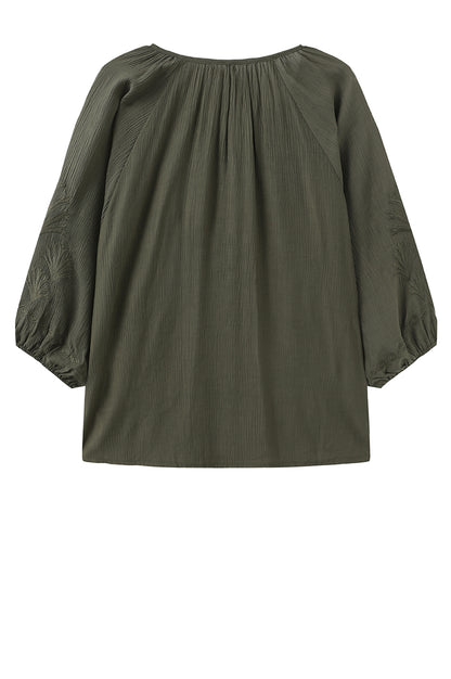 LUXZUZ // ONE TWO Vicky Blouse Blouse Army Green 6330