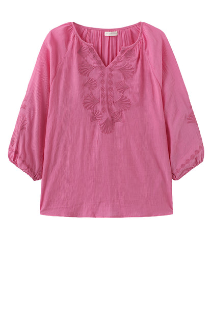 LUXZUZ // ONE TWO Vicky Blouse Blouse Pink 3020