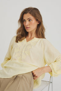 Vicky Blouse - Soft Ecru