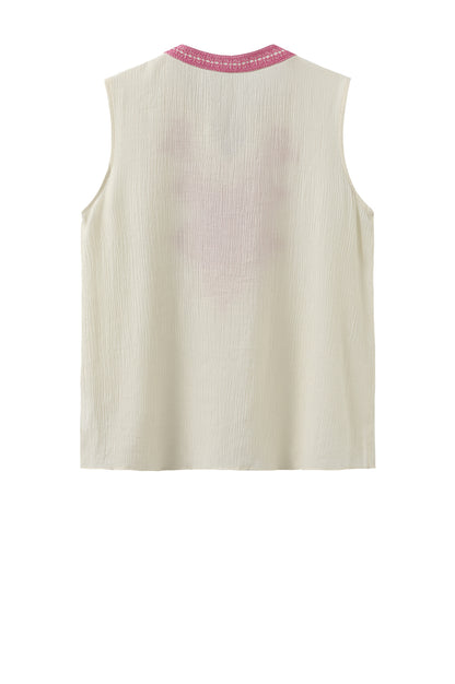 LUXZUZ // ONE TWO Vigdis Top Top Pink 3020