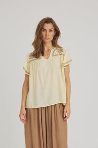 Vika Blouse - Soft Yellow