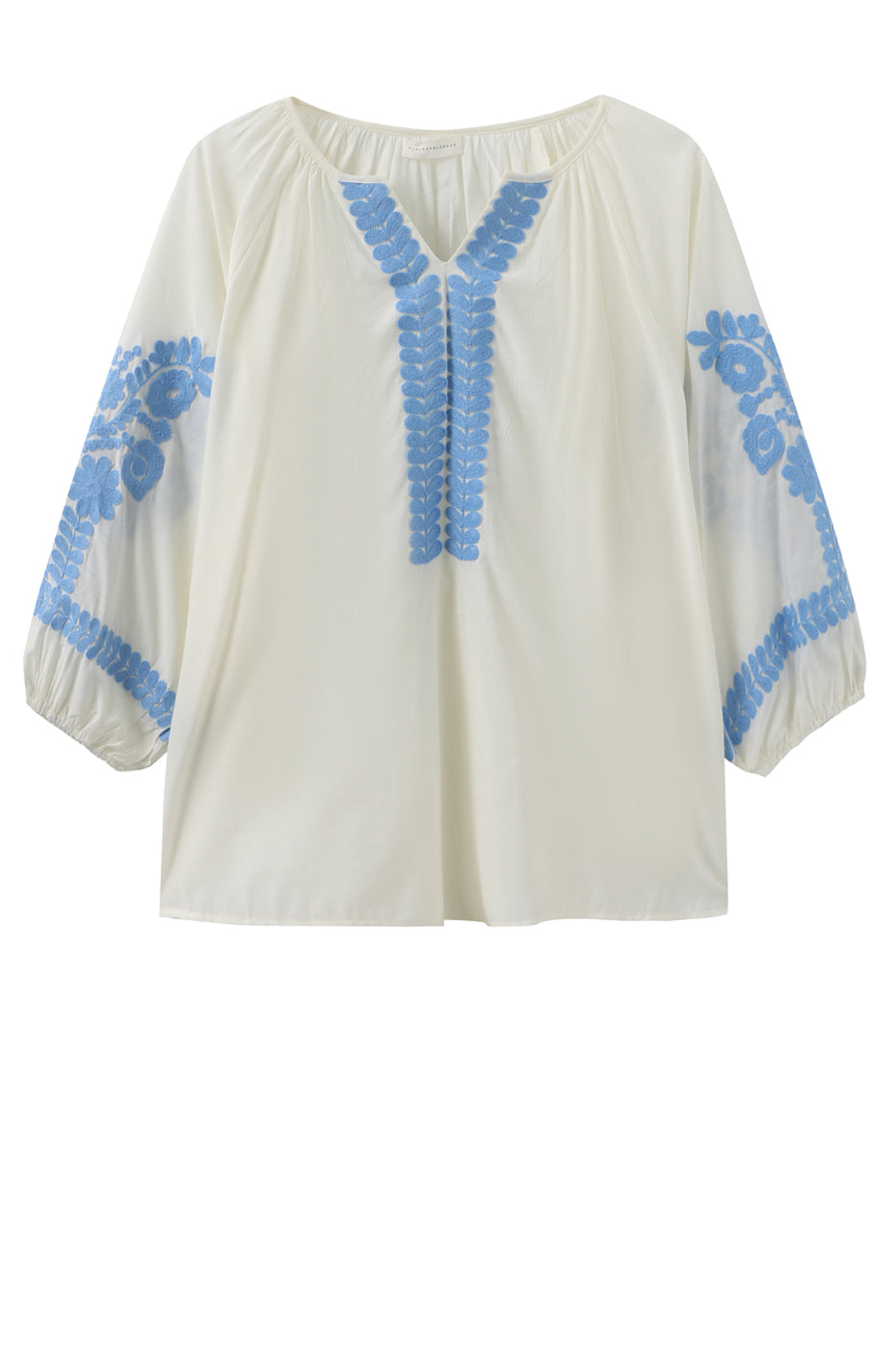 LUXZUZ // ONE TWO Viktoria Blouse Blouse Blue 5001