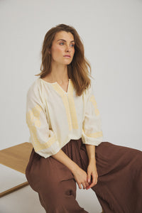 Viktoria Blouse - Soft Ecru