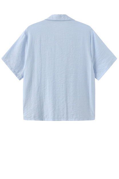 LUXZUZ // ONE TWO Vilia Shirt Shirt Light Blue 5010