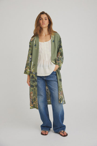 LUXZUZ // ONE TWO Vindie Cardigan Cardigan Green 6012