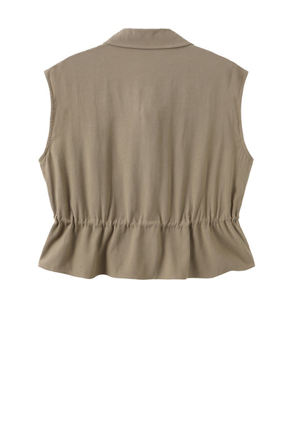 LUXZUZ // ONE TWO Vinifred Vest Vest Taupe 7012